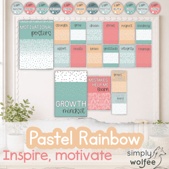 Pastel Rainbow Bundle 4
