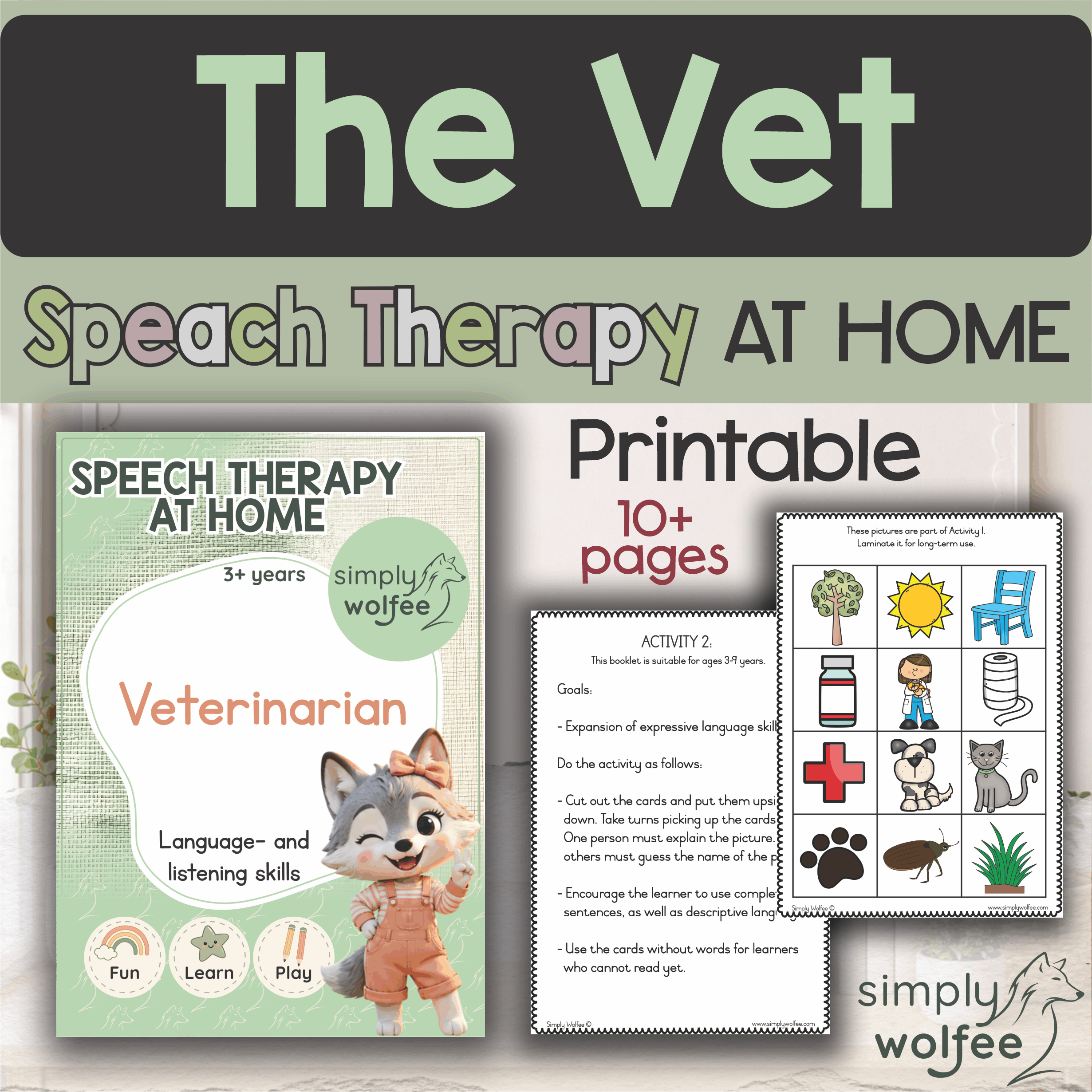 Speech Therapy at home - The Vet